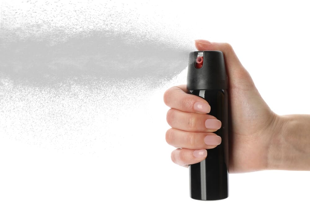 how to remove tear gas residue