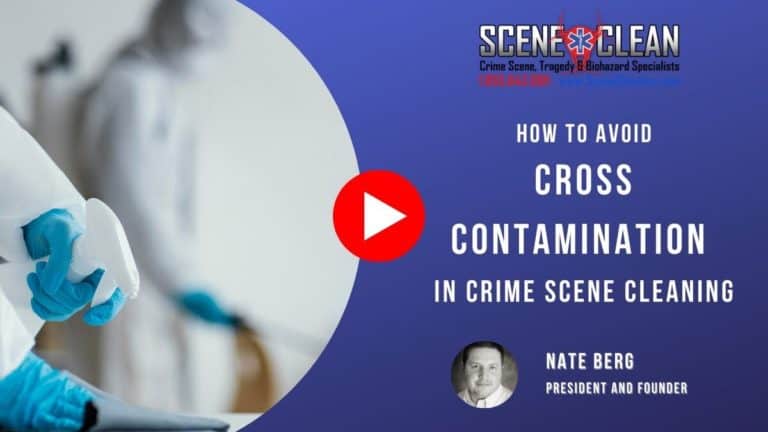 avoid-cross contamination in crime scene