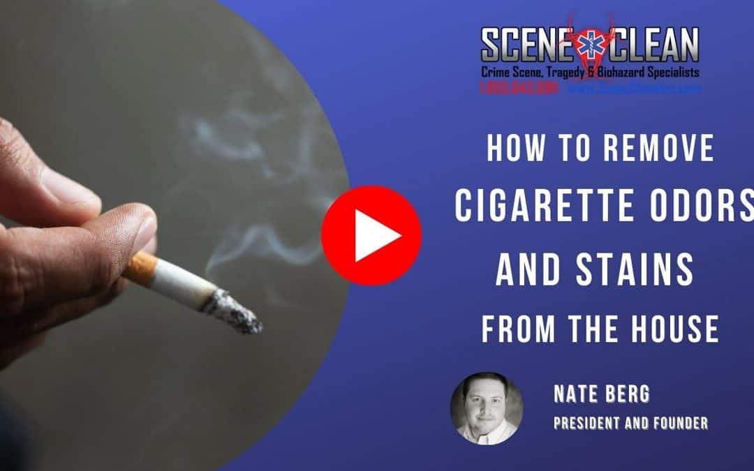 How to Remove Nicotine Stains and Cigarette Odors from the House