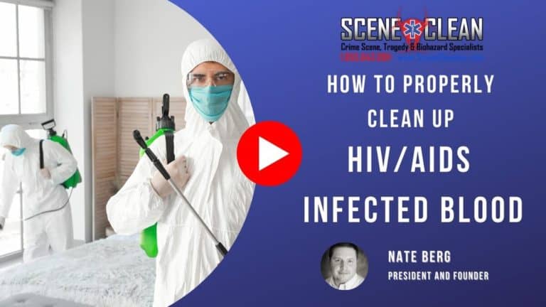 clean up hiv/aids infected blood